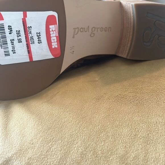 NWT PAUL GREEN SANTE BOOTIE SOFT SUEDE ZIP UP 4.5 US 7 - Picture 11 of 11